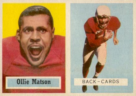 1957 Topps Ollie Matson #26 Football Card