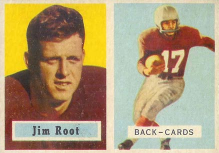 1957 Topps James Root #112 Football Card