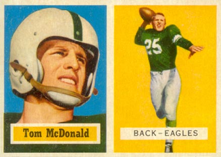 1957 Topps Tommy McDonald #124 Football Card