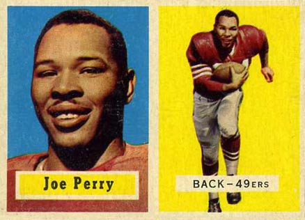 1957 Topps Joe Perry #129 Football Card