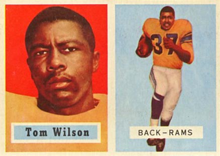 1957 Topps Tom Wilson #133 Football Card
