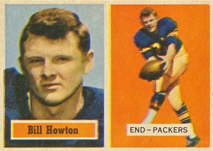 1957 Topps Bill Howton #33 Football Card