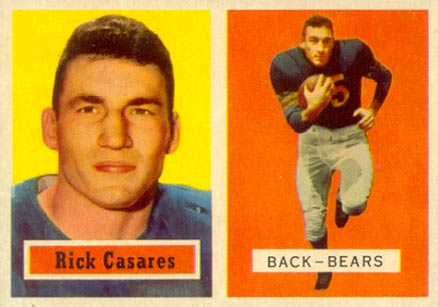 1957 Topps Rick Casares #55 Football Card