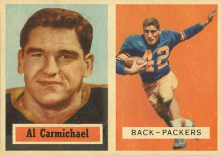 1957 Topps Al Carmichael #57 Football Card