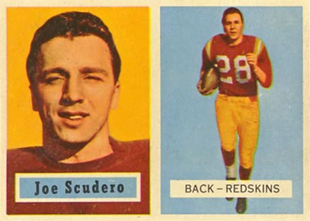 1957 Topps Joe Scudero #98 Football Card
