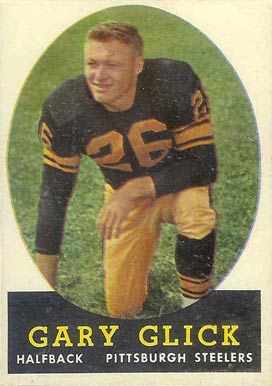 1958 Topps Gary Glick #19 Football Card