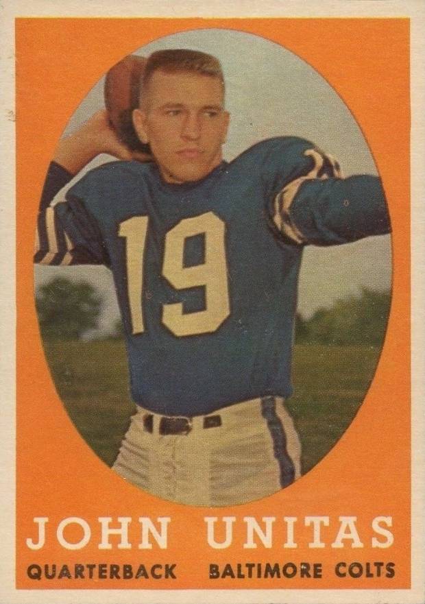 1958 Topps Johnny Unitas #22 Football Card