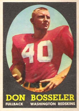 1958 Topps Don Bosseler #132 Football Card