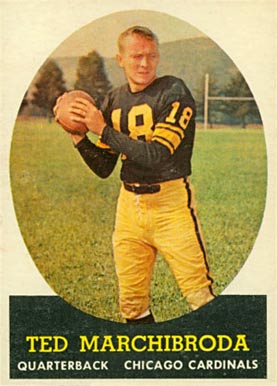 1958 Topps Ted Marchibroda #44 Football Card