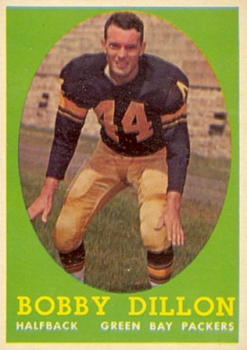 1958 Topps Bobby Dillon #32 Football Card