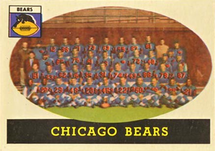 1958 Topps Chicago Bears #29 Football Card