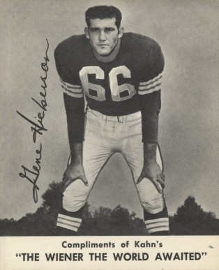 1959 Kahn's Wieners Gene Hickerson # Football Card
