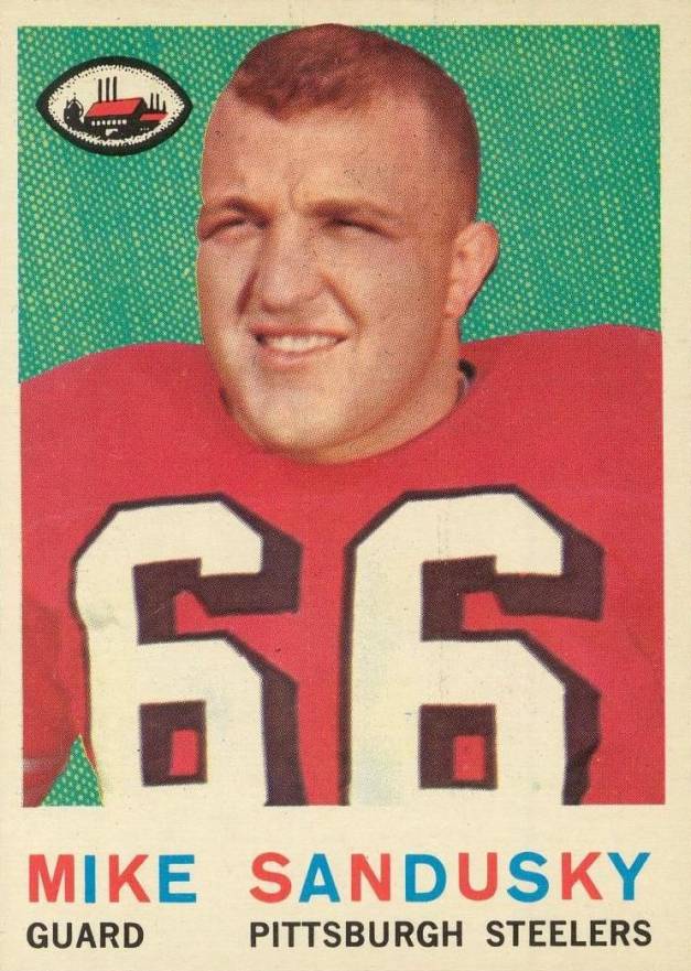 1959 Topps Mike Sandusky #136 Football Card