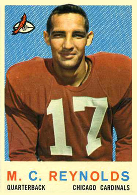 1959 Topps M.C. Reynolds #135 Football Card