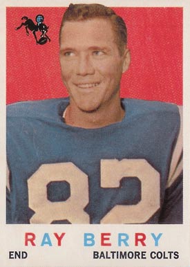 1959 Topps Ray Berry #55 Football Card