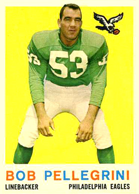 1959 Topps Bob Pellegrini #16 Football Card