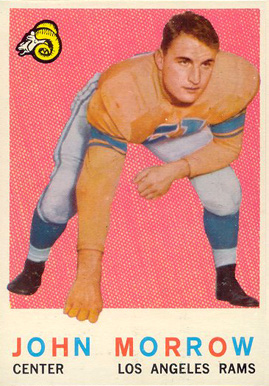 1959 Topps John Morrow #164 Football Card