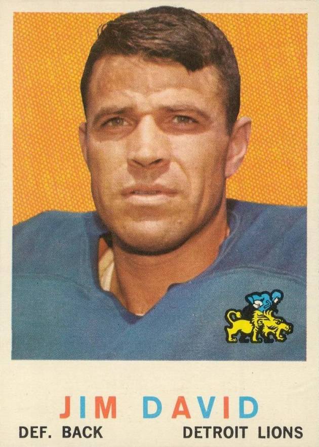 1959 Topps Jim David #143 Football Card