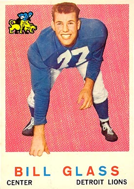 1959 Topps Bill Glass #122 Football Card
