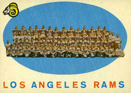 1959 Topps Los Angeles Rams #76 Football Card