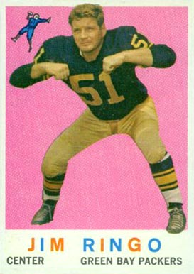 1959 Topps Jim Ringo #75 Football Card