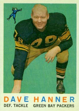 1959 Topps Dave Hanner #64 Football Card