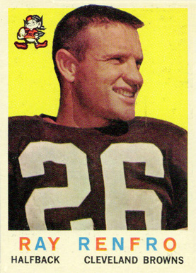1959 Topps Ray Renfro #37 Football Card