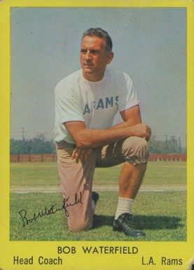 1960 Bell Brand Rams Bob Waterfield #39 Football Card