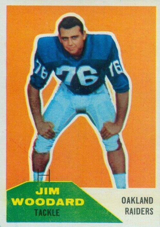 1960 Fleer Jim Woodard #84 Football Card