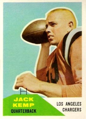 1960 Fleer Jack Kemp #124 Football Card