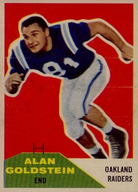 1960 Fleer Alan Goldstein #108 Football Card