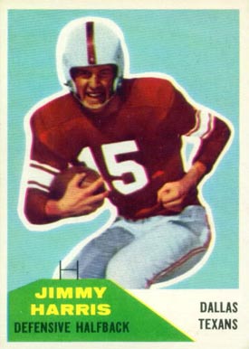 1960 Fleer Jimmy Harris #94 Football Card