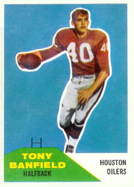 1960 Fleer Tony Banfield #45 Football Card