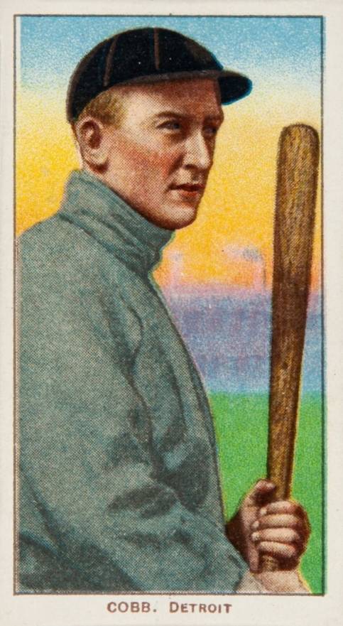 1909 White Borders Piedmont Factory 42 Cobb, Detroit #98 Baseball Card