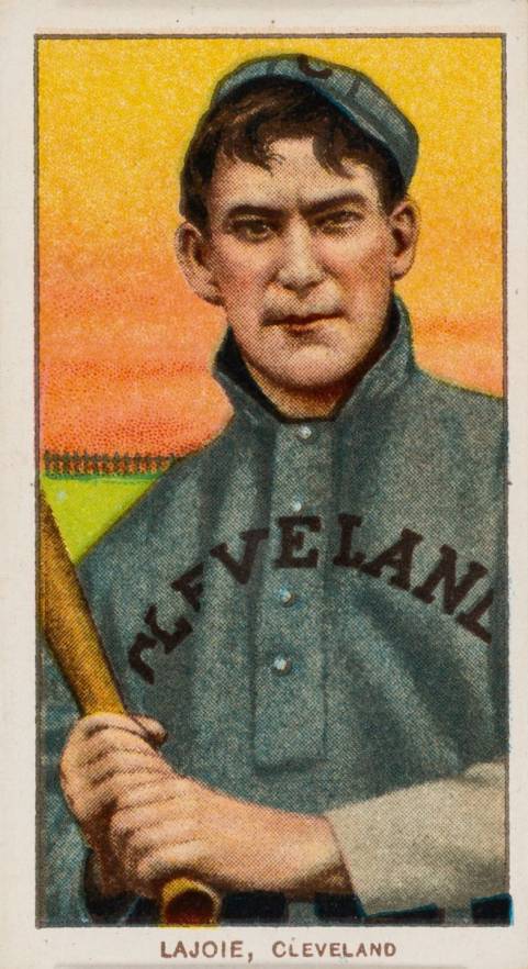 1909 White Borders Piedmont Factory 42 Lajoie, CLeveland #271 Baseball Card