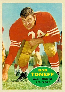 1960 Topps Bob Toneff #131 Football Card