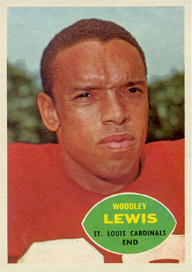 1960 Topps Woody Lewis #107 Football Card