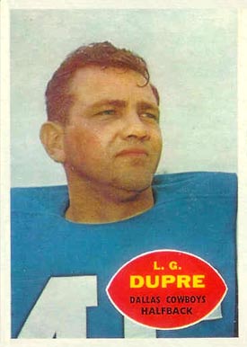 1960 Topps L.G. Dupre #35 Football Card