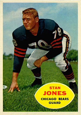 1960 Topps Stan Jones #17 Football Card