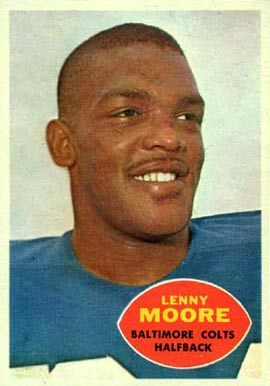 1960 Topps Lenny Moore #3 Football Card