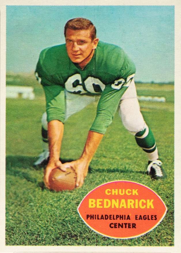 1960 Topps Chuck Bednarik #87 Football Card