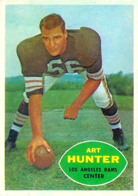 1960 Topps Art Hunter #67 Football Card