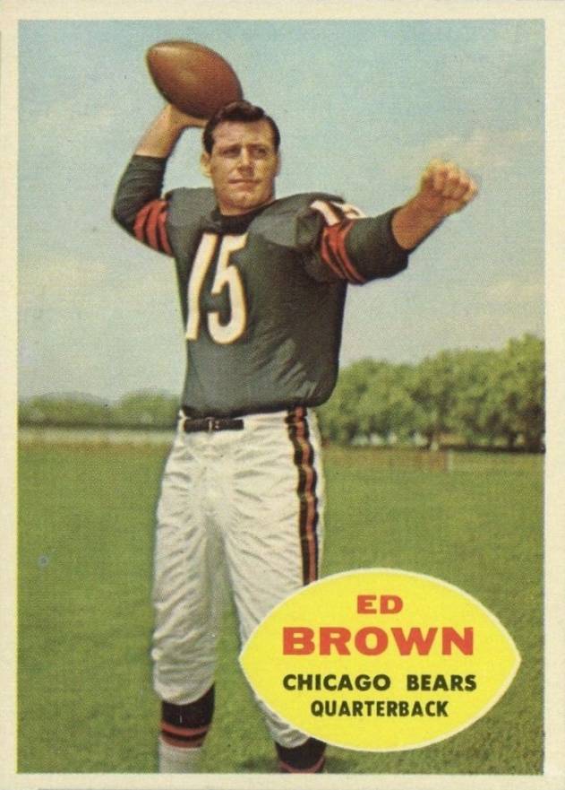 1960 Topps Ed Brown #12 Football Card
