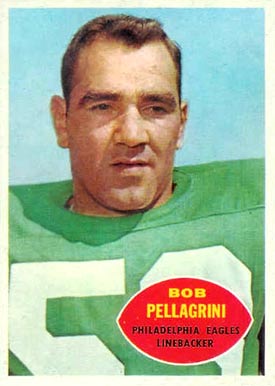 1960 Topps Bob Pellegrini #88 Football Card