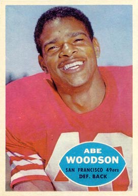 1960 Topps Abe Woodson #120 Football Card