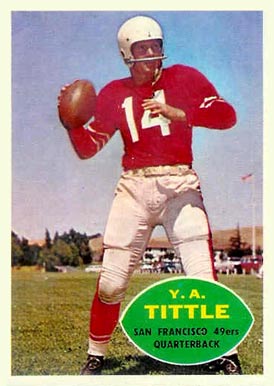 1960 Topps Y.A. Tittle #113 Football Card