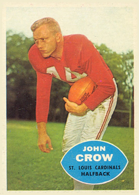 1960 Topps John Crow #105 Football Card