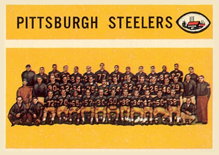 1960 Topps Pittsburgh Steelers Team #102 Football Card