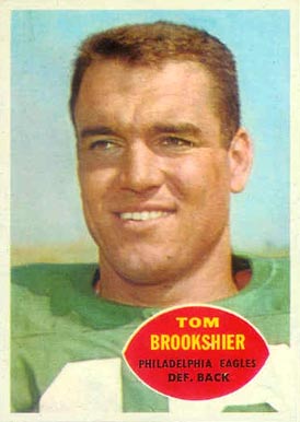 1960 Topps Tom Brookshier #89 Football Card