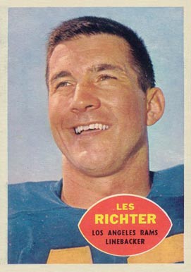 1960 Topps Les Richter #68 Football Card